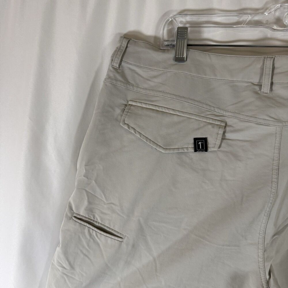 1st Phorm Shorts Men's 2XL 40 Beige Chino Cargo Pocket Zip 7" Inseam - Picture 7 of 9